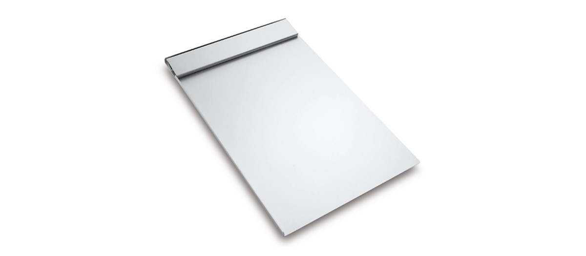 Porte-bloc A4 en aluminium