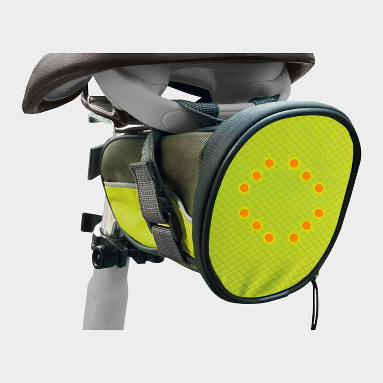 LED bike saddle bag